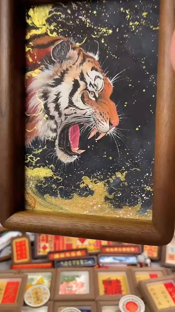 国画纯手绘书法绘画作品