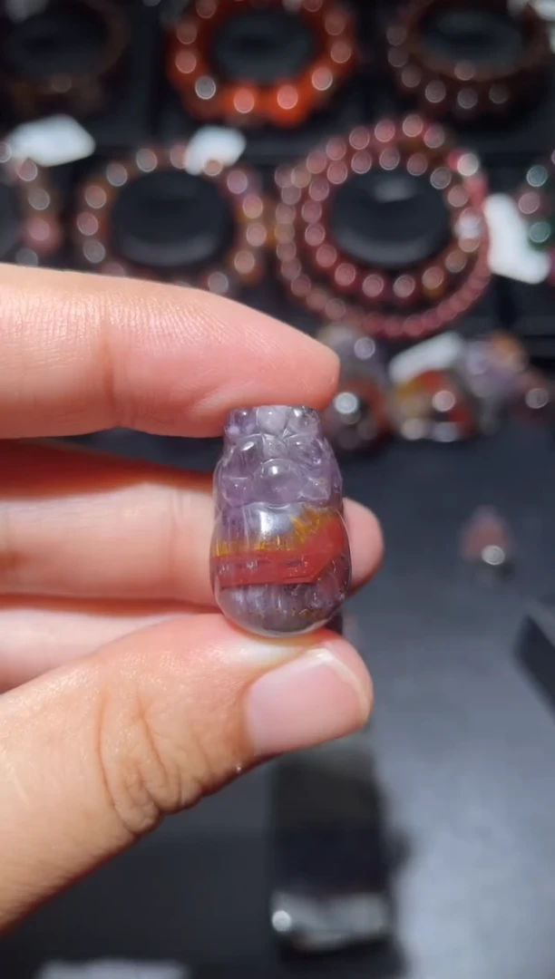 水晶珠宝半成品未镶嵌极光