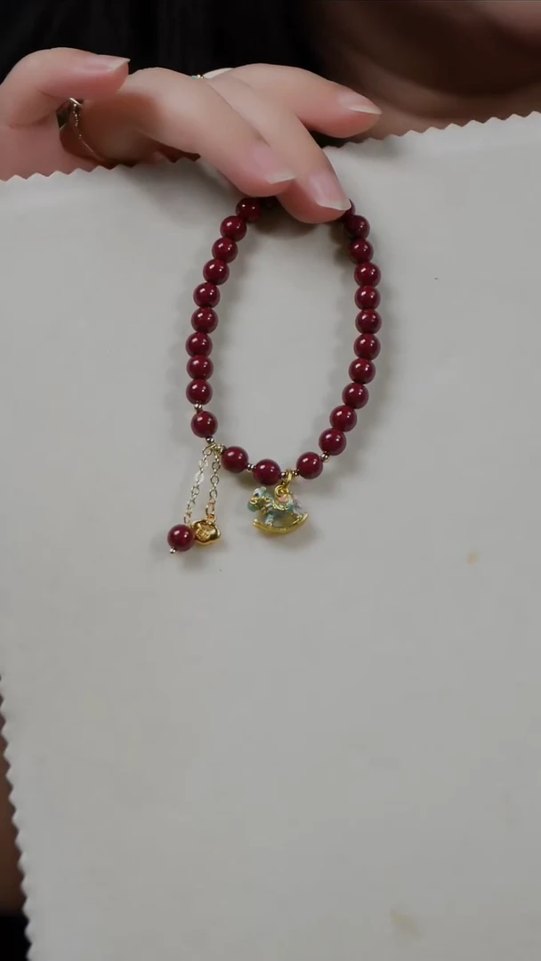 天然辰砂?****?手链