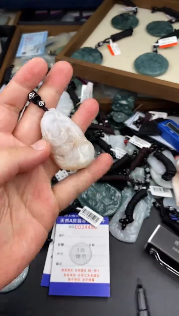 【闪购商品】翡翠颈饰未镶嵌  天然翡翠，一物一图