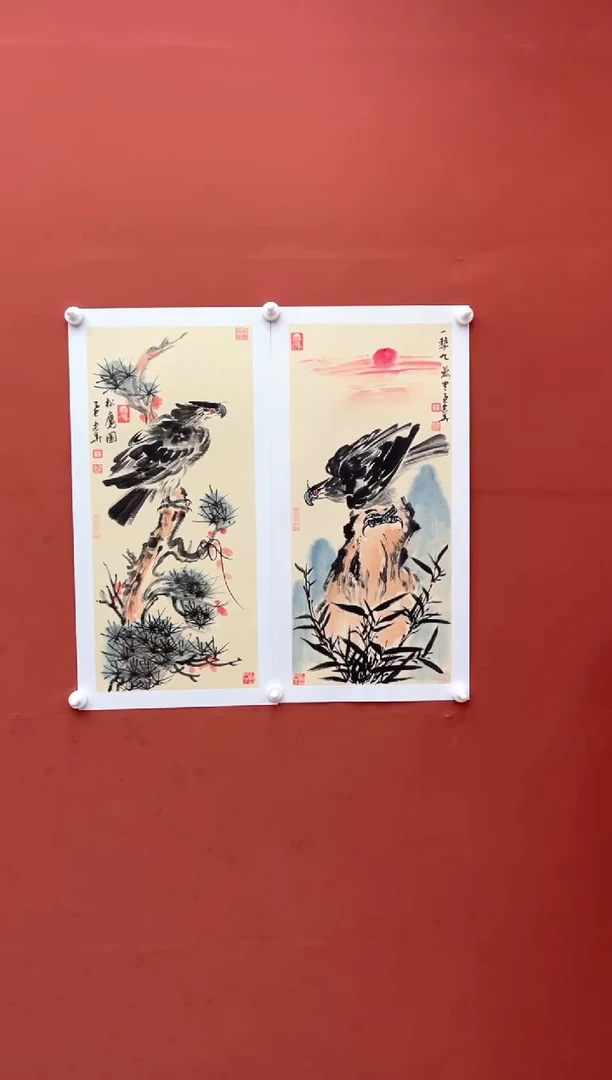 国画老师现场创作  99