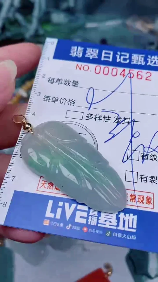 翡翠未镶嵌颈饰00004562