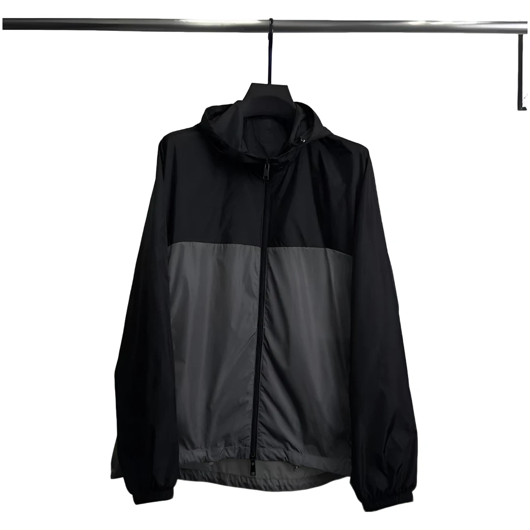 春夏轻奢大π连帽外搭870运动户外休闲男款拼色