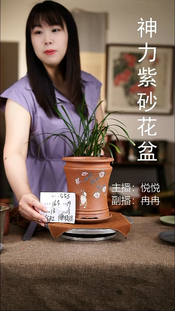 紫砂花盆紫砂花盆553+z