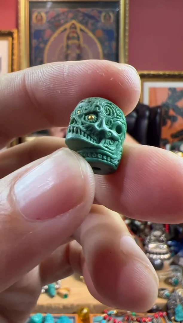 未镶嵌绿松石.61号  绿松石配饰3.6g套装ylp    W