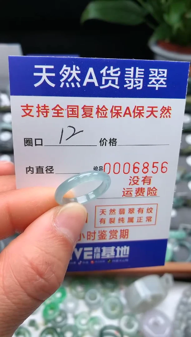 【闪购商品】翡翠戒指未镶嵌00000006856