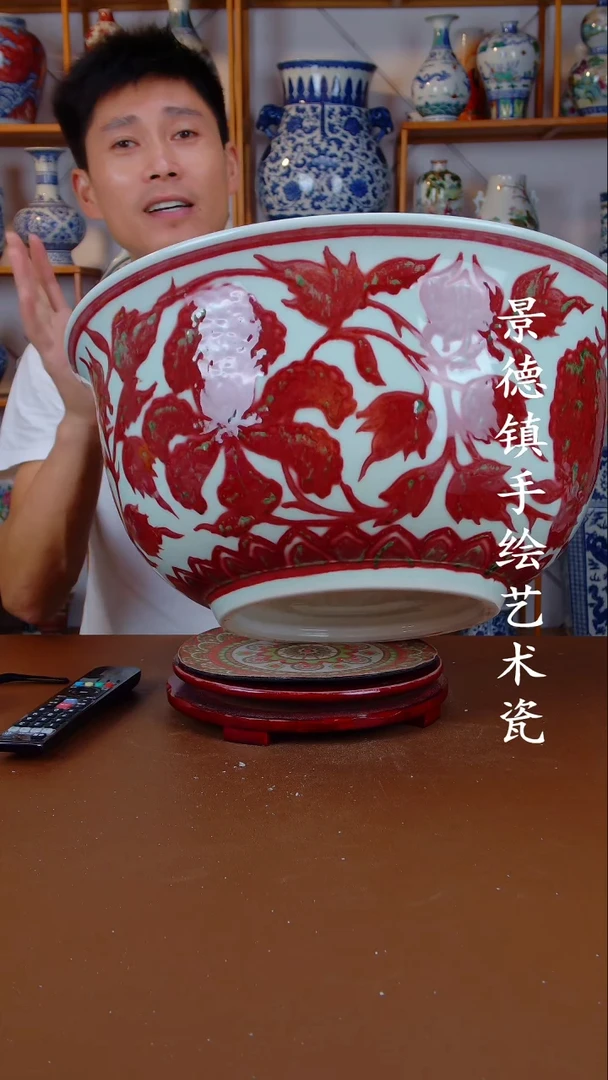 现代景德镇手工手绘陶瓷摆件91