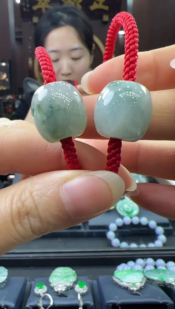 【闪购商品】翡翠挂件未镶嵌路路通手绳（多样性发其一）有棉