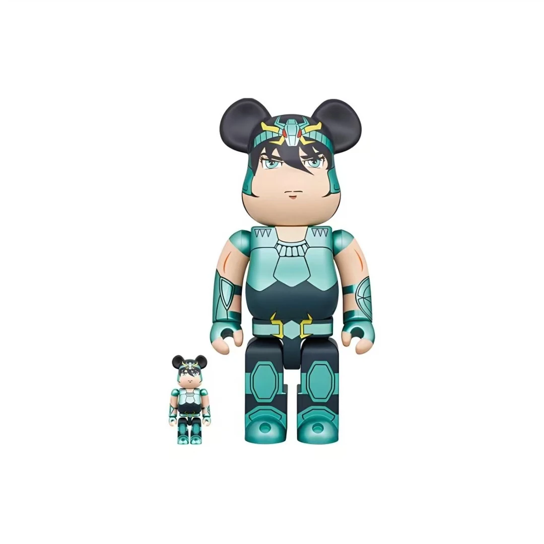 【山哥ST】bearbrick 积木熊 圣斗士星矢 紫龙 400%