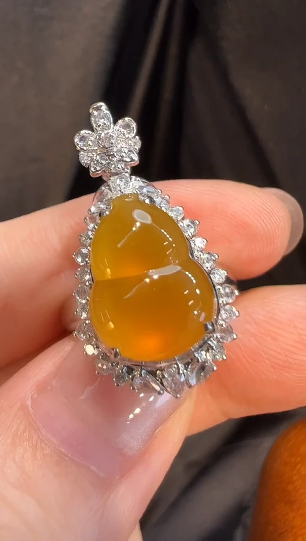 18K金镶嵌戒指翡翠L6戒指