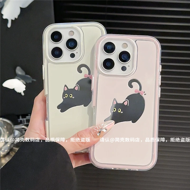 炫彩镜面适用苹果16/iPhone/华为手机壳防摔15promax爆款pura70潮