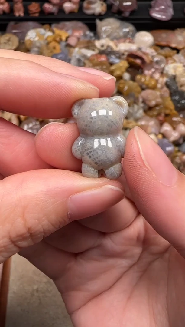 硅化珊瑚（珊瑚玉）未镶嵌颈饰792