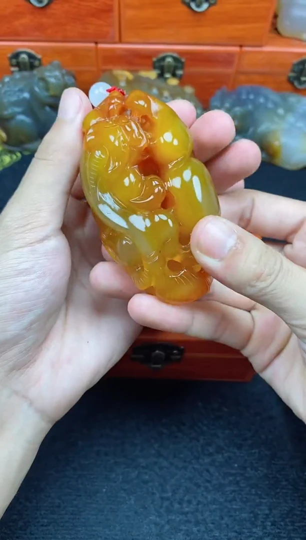 未镶嵌玛瑙/玉髓珠宝奇石遥***福0