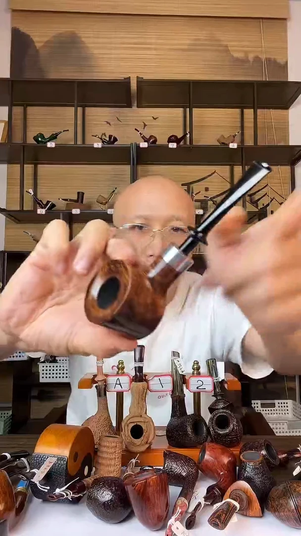 石楠木纯手工意大利石楠木烟斗