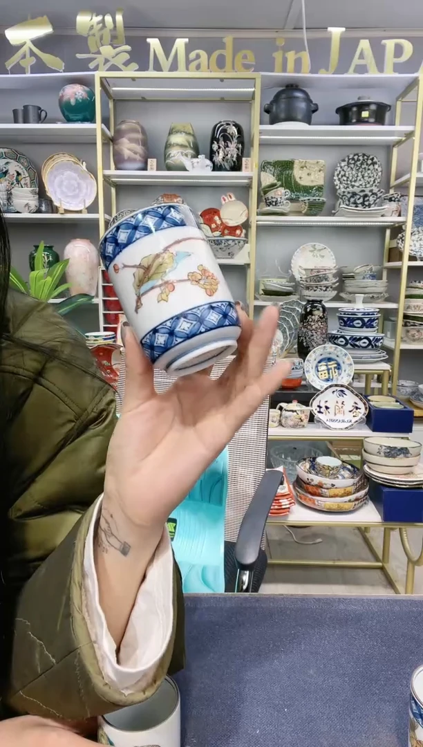 【闪购商品】碗九谷烧手握杯一只装001