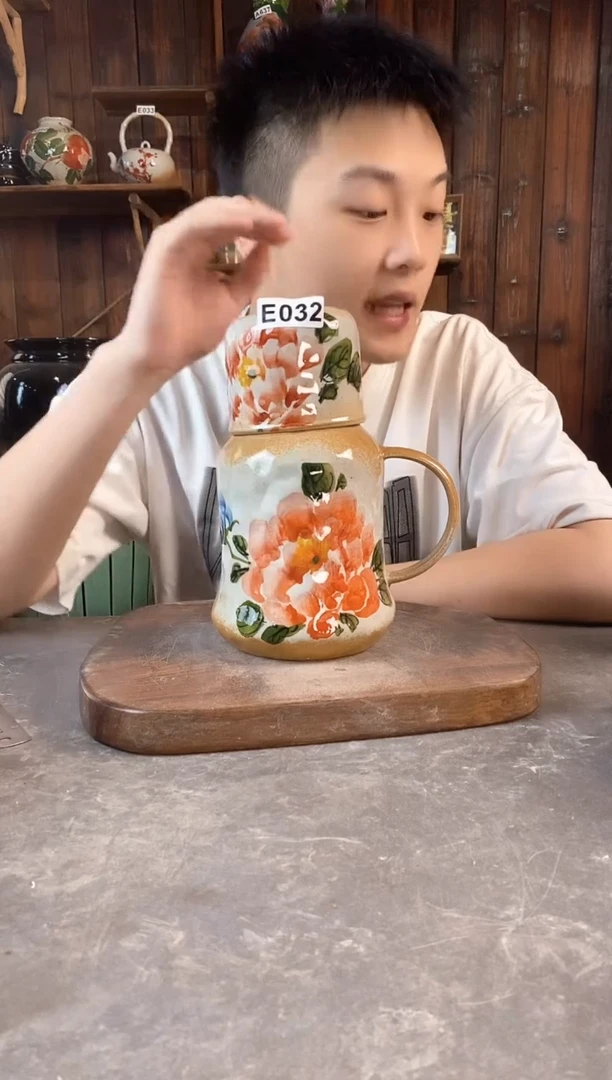 碗032，手工手绘，超值陶瓷