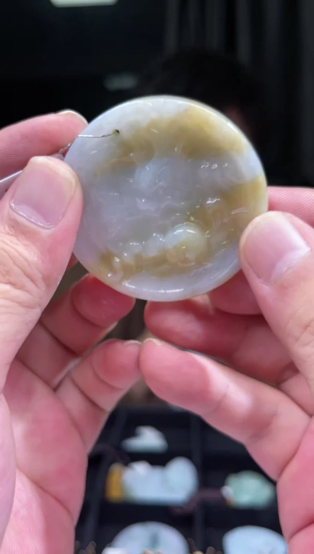 【闪购商品】翡翠颈饰未镶嵌天然翡翠（多样性发）龙牌