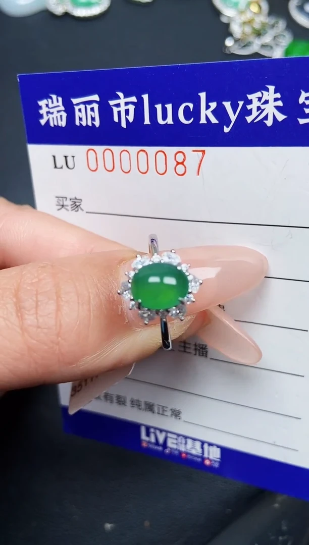 【闪购商品】翡翠颈饰银S925镶嵌0087