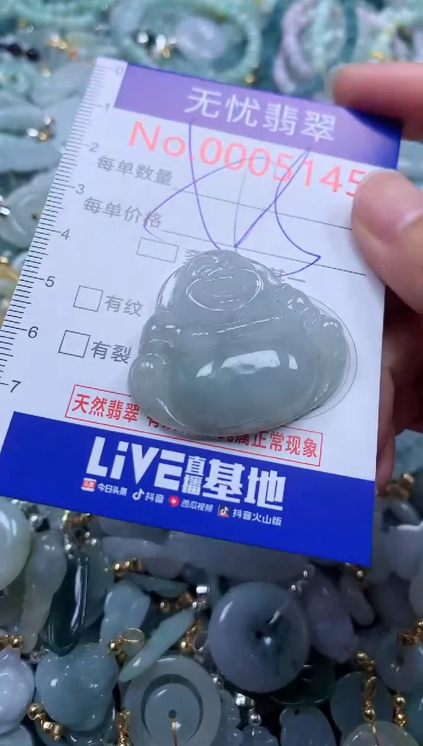 翡翠未镶嵌吊坠(不含链)5145