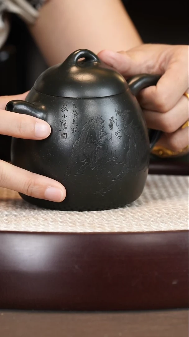 茶壶紫砂徐小阳/绿泥/秦权/300c