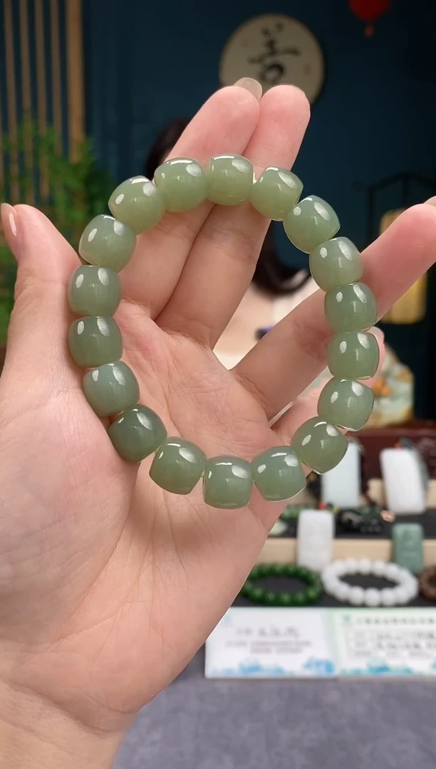 吊坠(不含链)未镶嵌和田玉手串