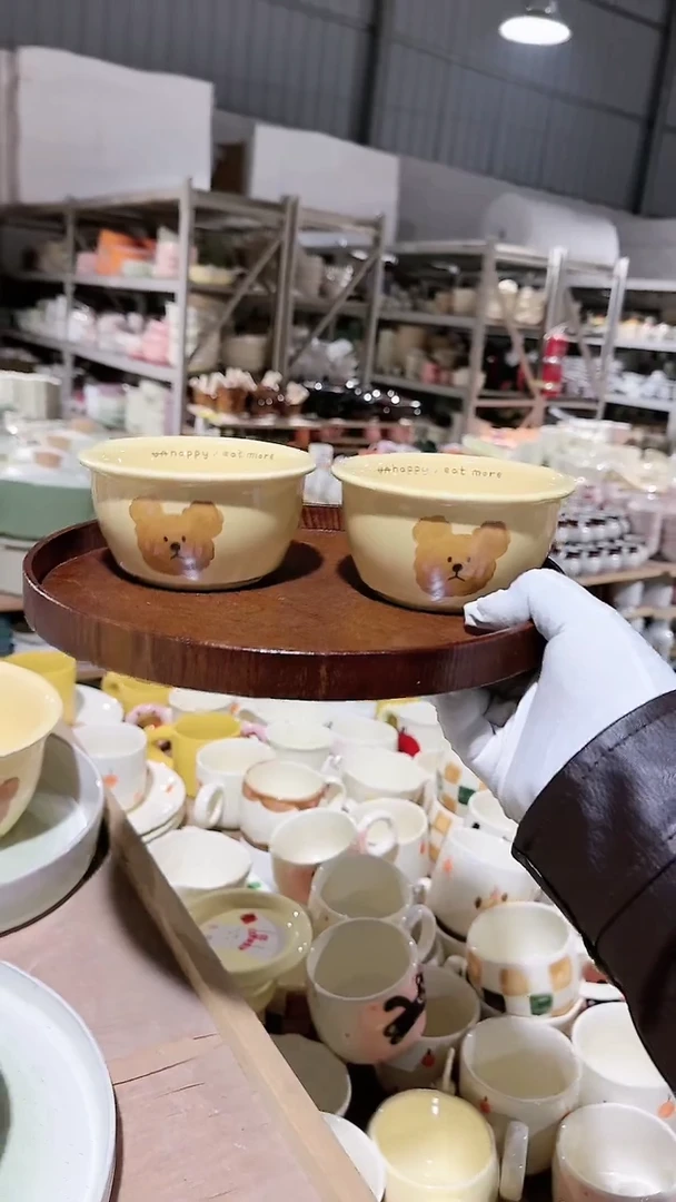 【闪购商品】瓷片2个米饭碗微瑕 凑满20元包邮