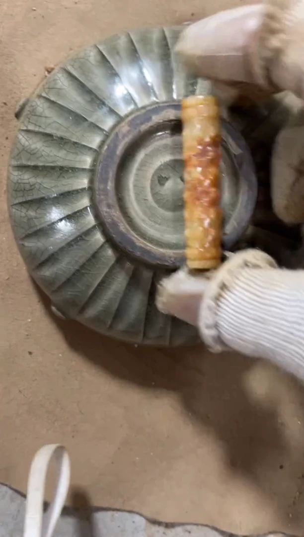 瓷片手工，手绘，陶瓷