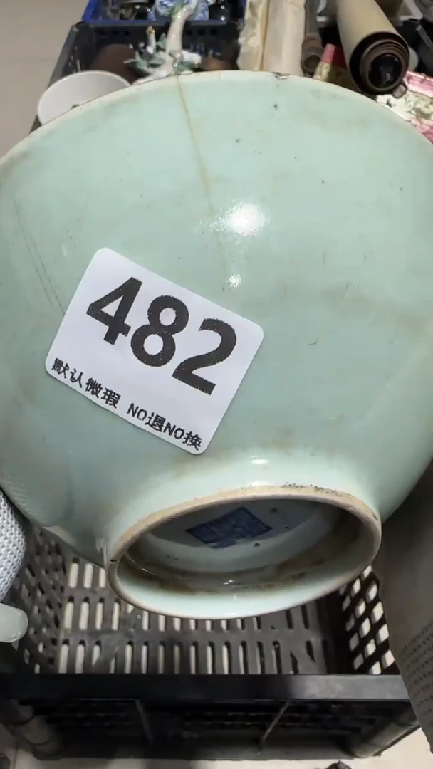 瓷片渔**月亿容工艺品482
