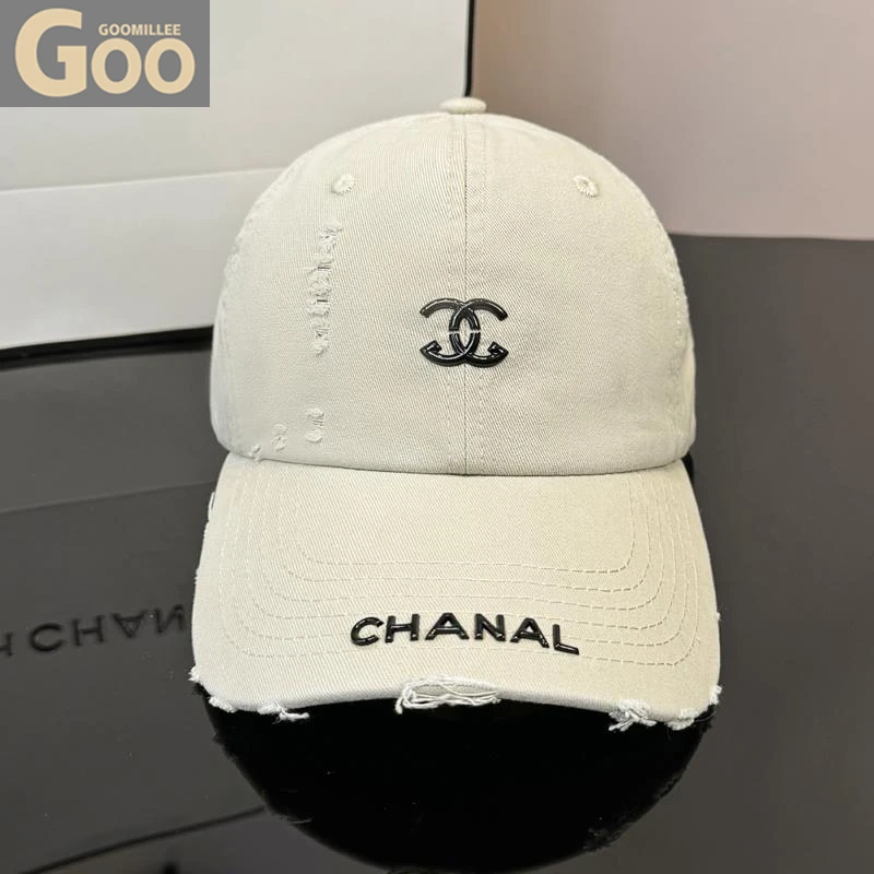 小香风棒球帽男2025夏季宽檐显脸小软顶鸭舌帽破坏磨边防晒遮阳帽