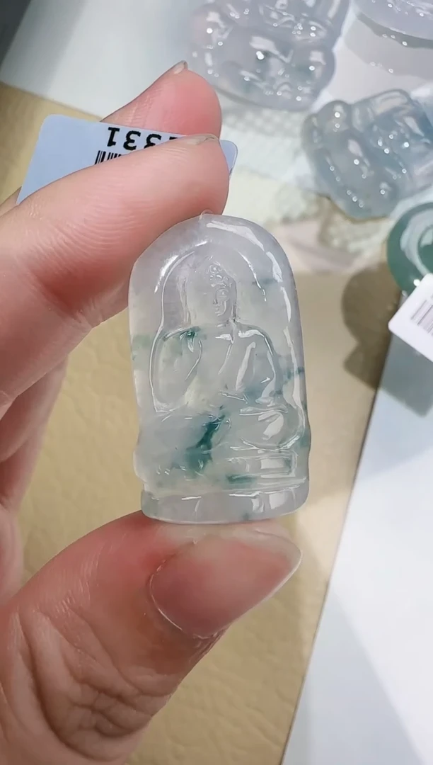 翡翠未镶嵌颈饰天然缅甸翡翠a货
