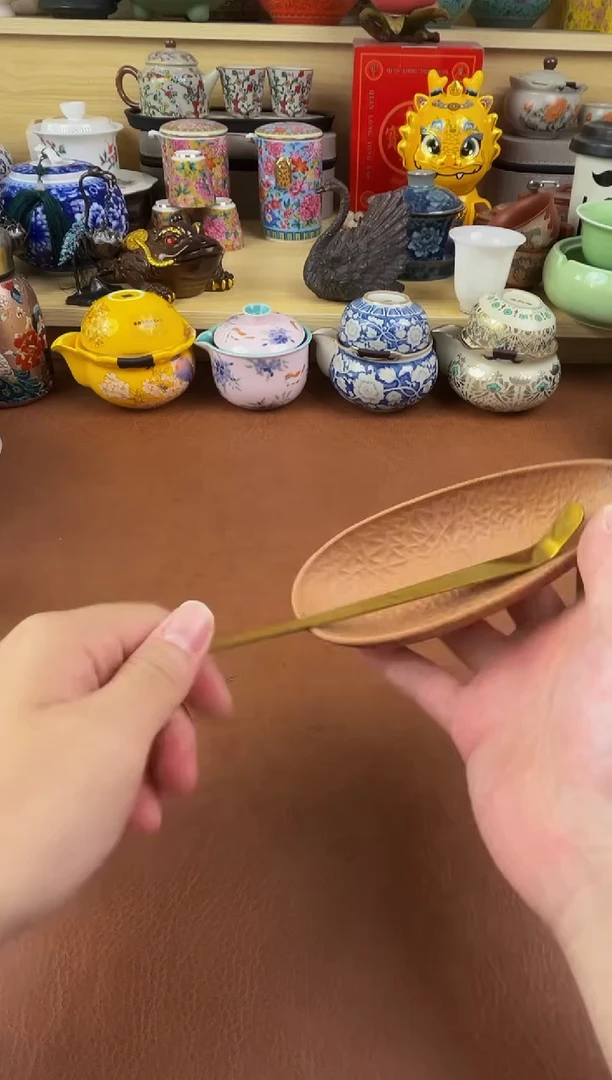 陶瓷茶具摆件旅行套组