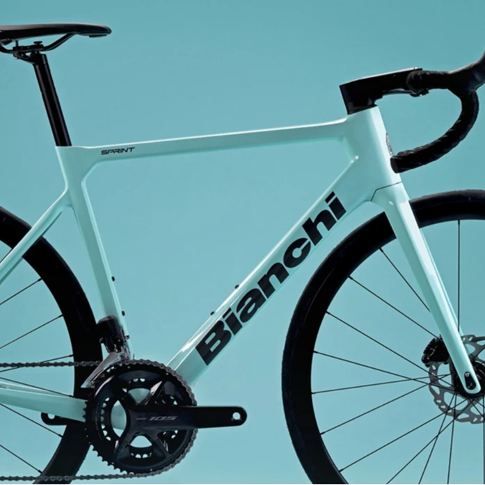 bianchi sprint 105电变/机械 2*12速碳纤维竞速公路车