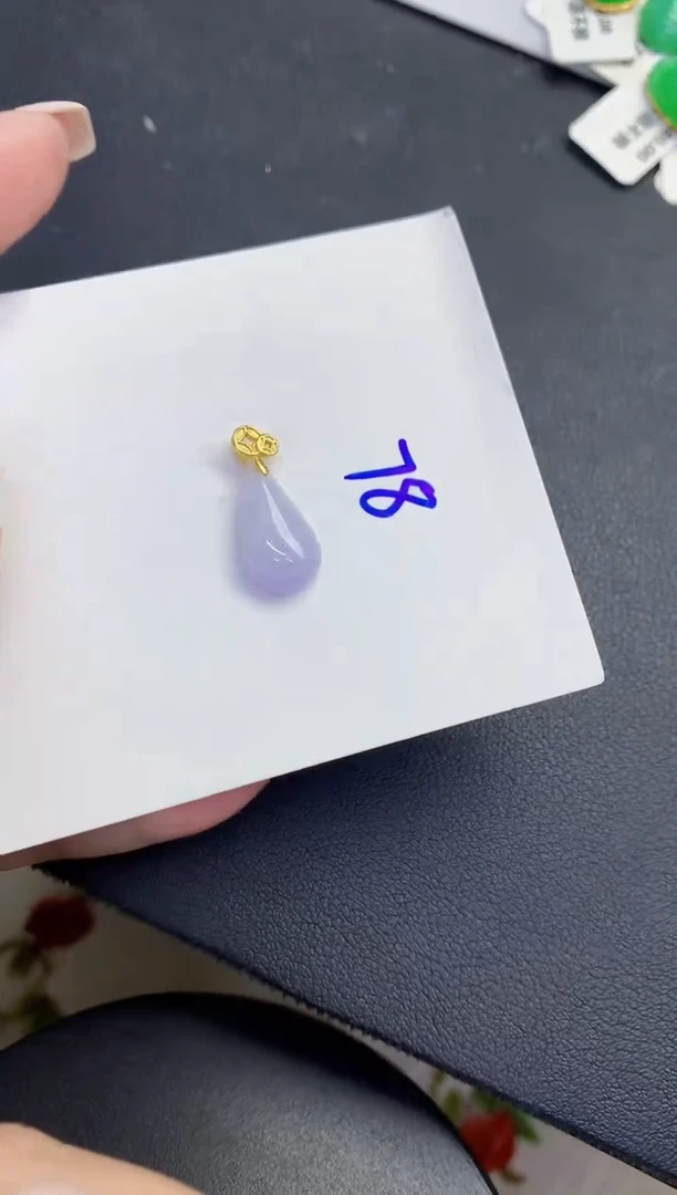 颈饰未镶嵌翡翠缅甸天然翡翠A货