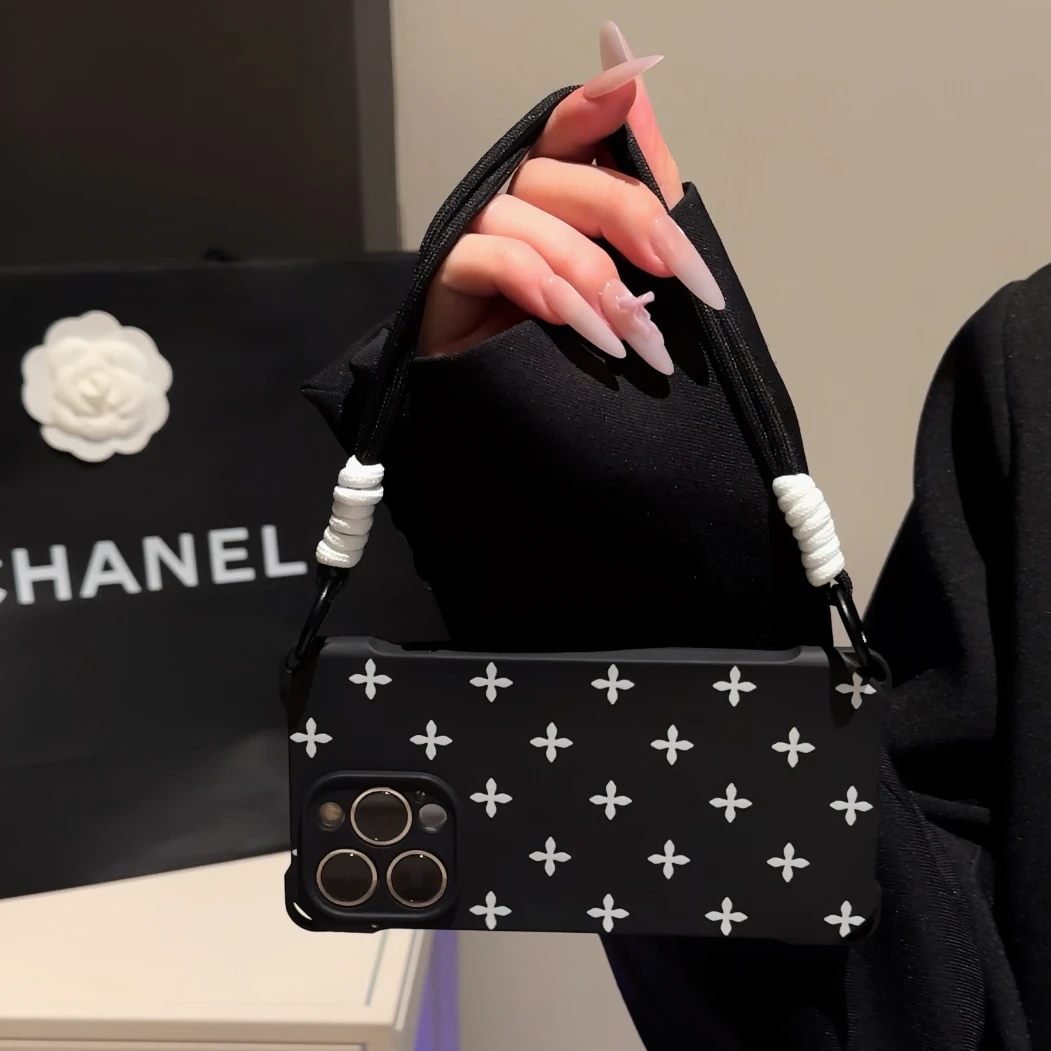 克罗心镜面支架适用苹果16/15手机壳iPhone13苹果14/122024高级感