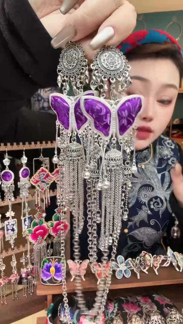 刺绣纯手工民族风刺绣压襟