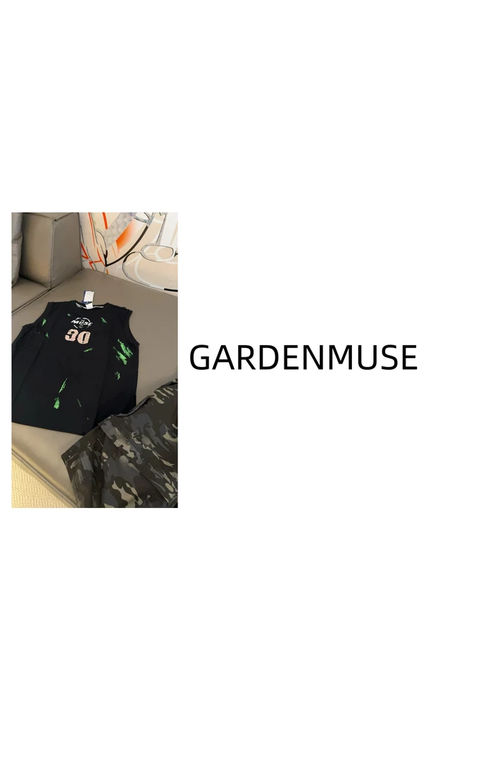 GARDENMUSE 扎染无袖T恤2896