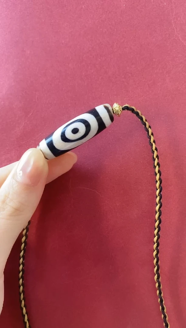 玛瑙/玉髓（覆膜）颈饰未镶嵌梅****️行运无覆膜精品手工天地眼中眼