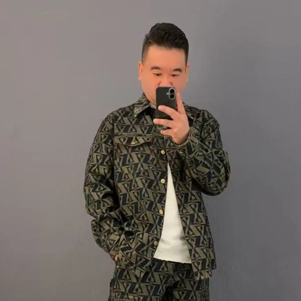 正品黑桃A系列秋爆款潮流痞帅牛仔外套休闲时尚提花迷彩百搭男装