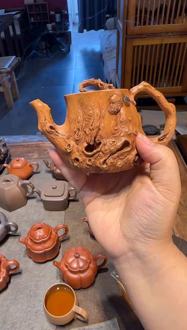 茶壶紫砂大**畵达摩 黄金段【预】