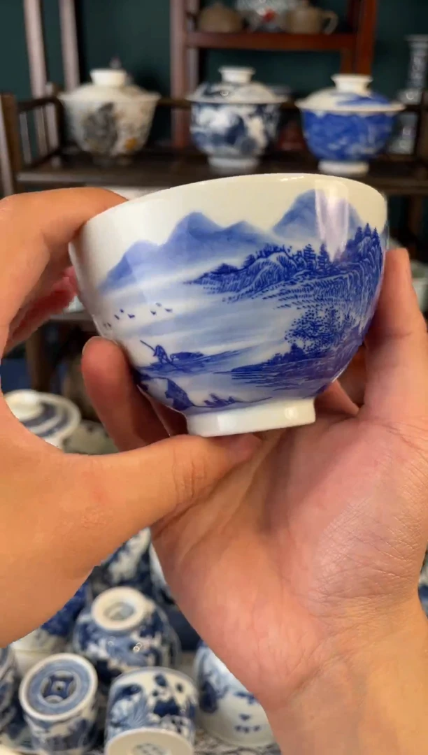 景德镇陶瓷杯杯杯