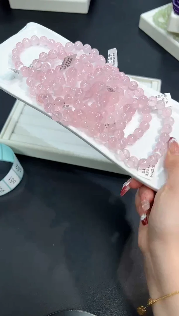 【闪购商品】水晶手串未镶嵌37p多样性发其一/1条10mm默认微瑕