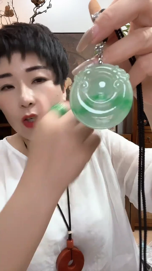吊坠(赠链)合金翡翠341