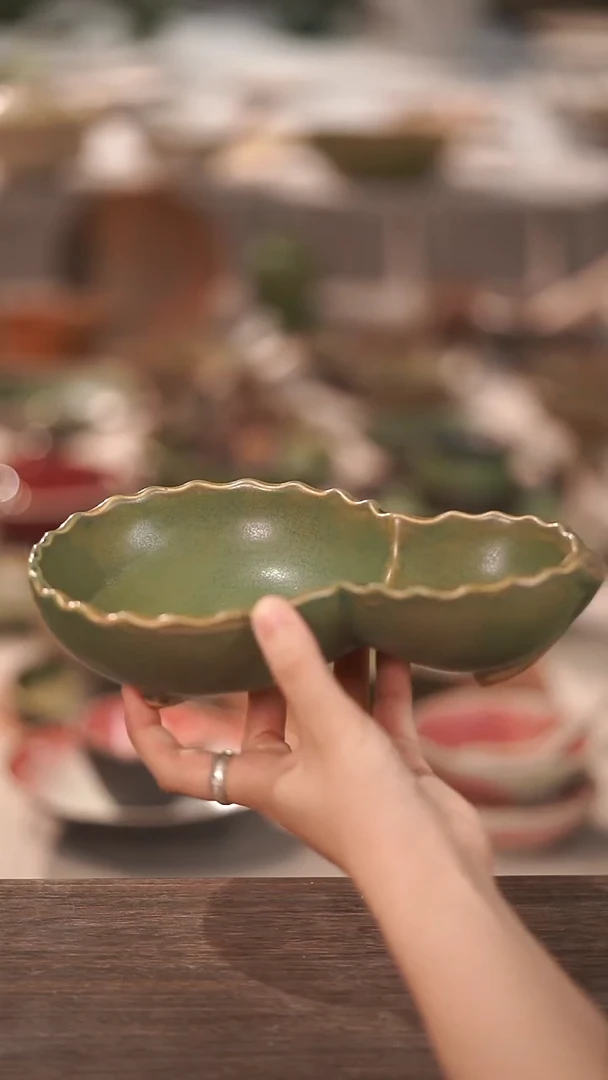 陶瓷景德镇粗陶餐具@@QCP017