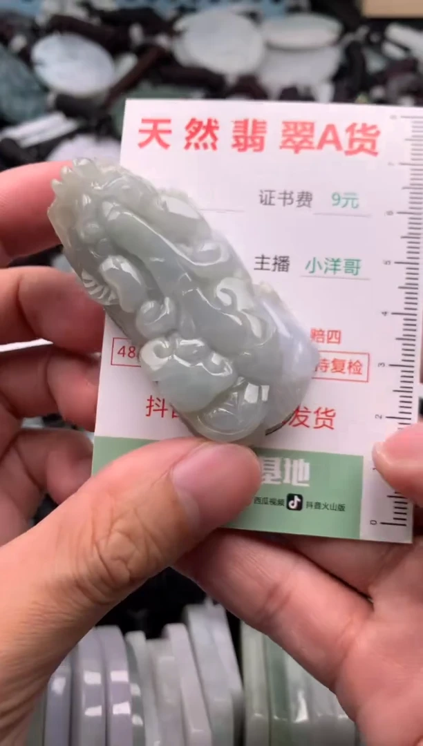 翡翠未镶嵌吊坠(不含链)1