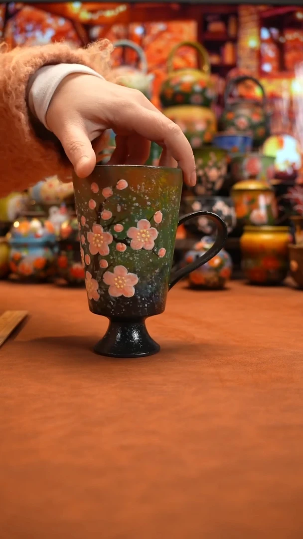 油画   釉下彩   杯子