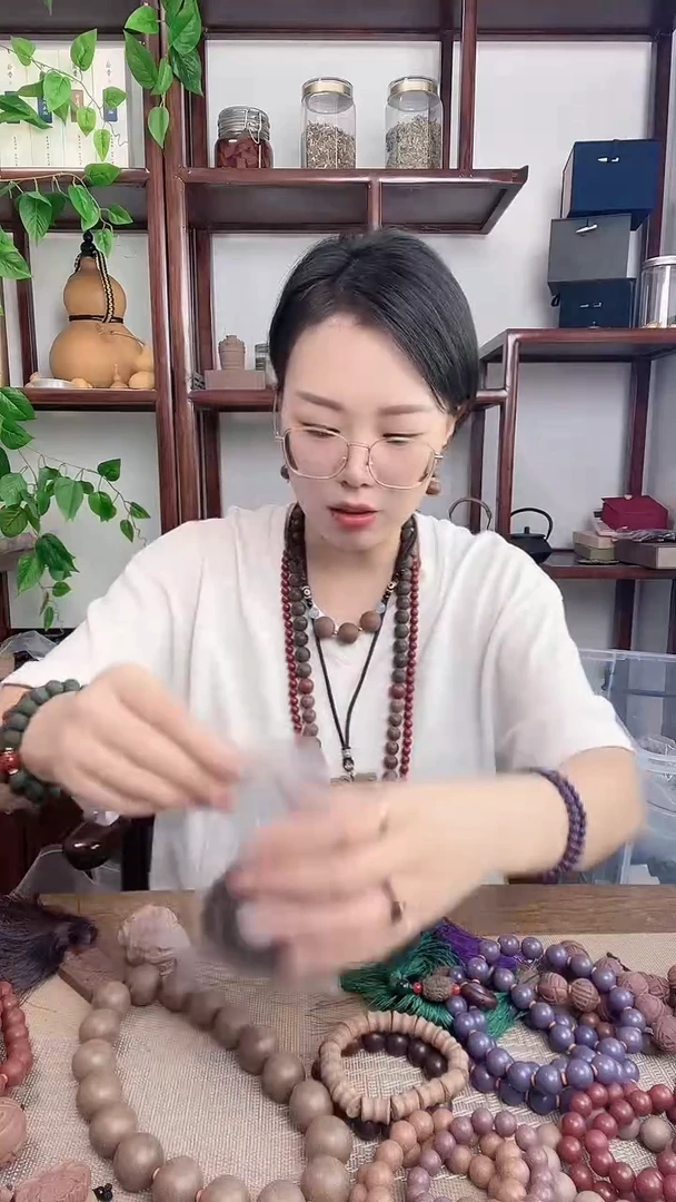 泥塑香身丸的手串