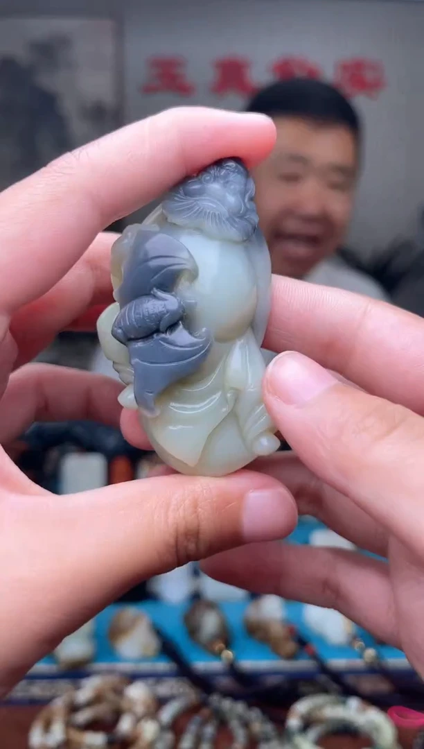 和田玉未镶嵌挂件1