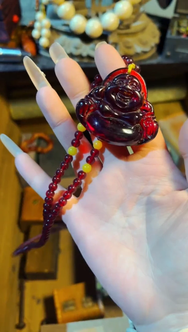 【闪购商品】血珀颈饰未镶嵌兰妹精品优选链接90