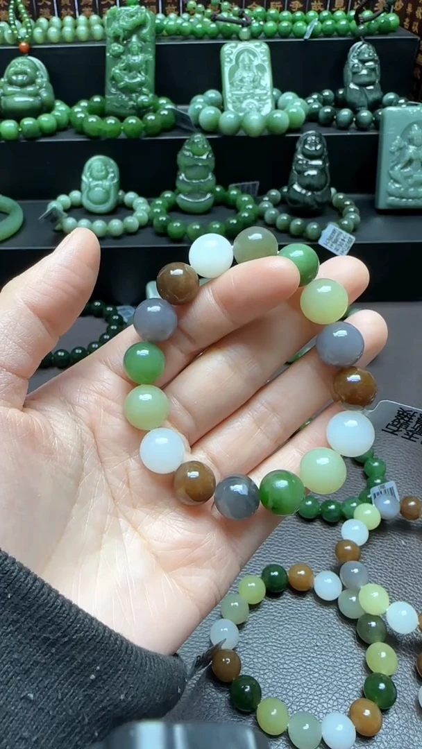 【闪购商品】和田玉（碧玉）手串未镶嵌手串