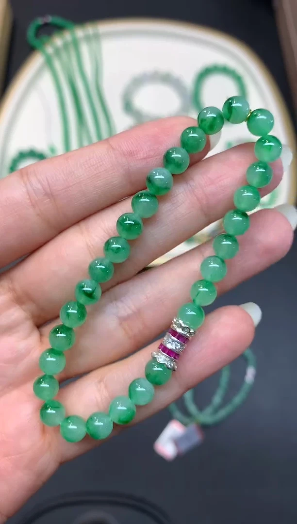未镶嵌手串翡翠S540|19800